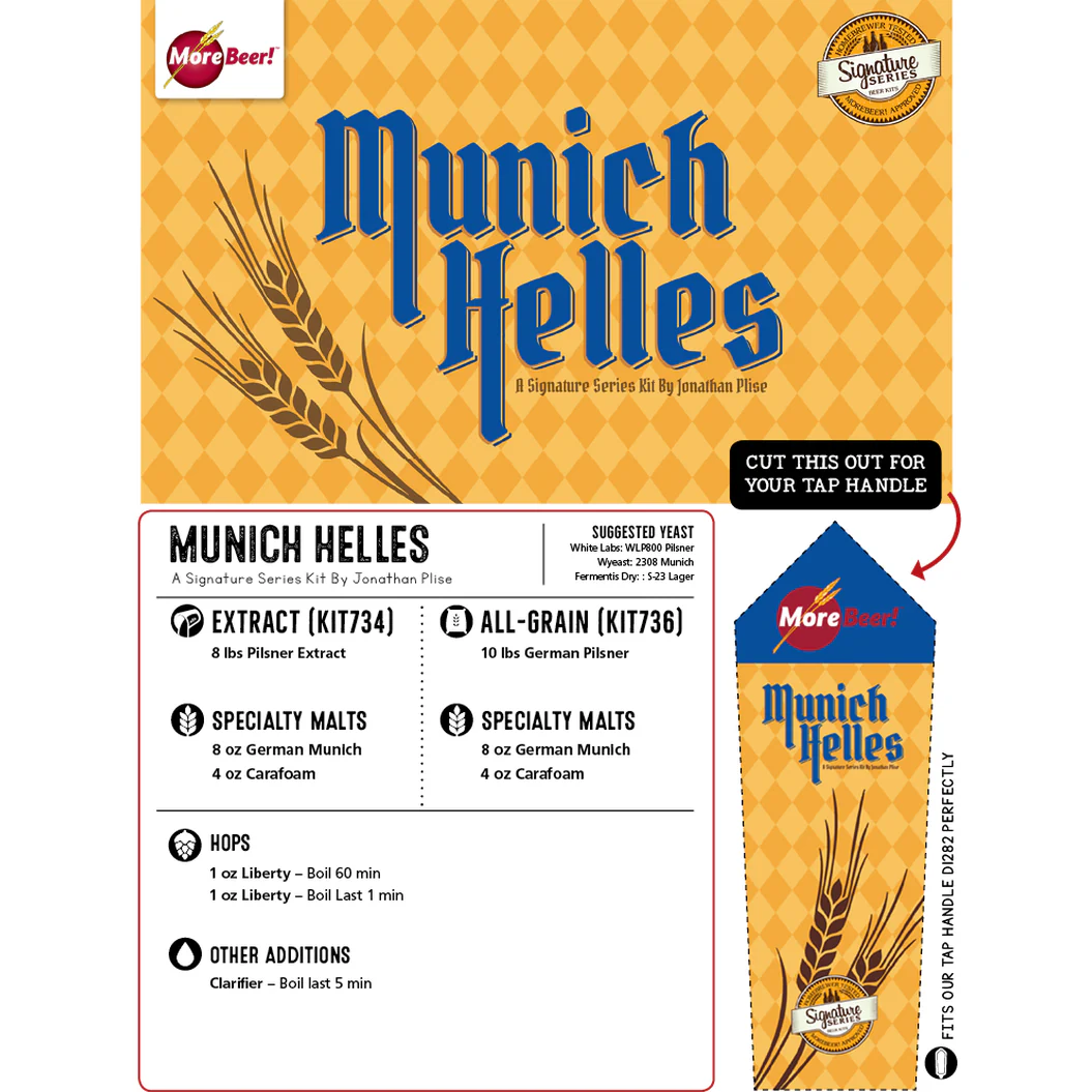 Munich Helles by Jonathan Plise | 5 Gallon Beer Recipe Kit | All-Grain - Image 3