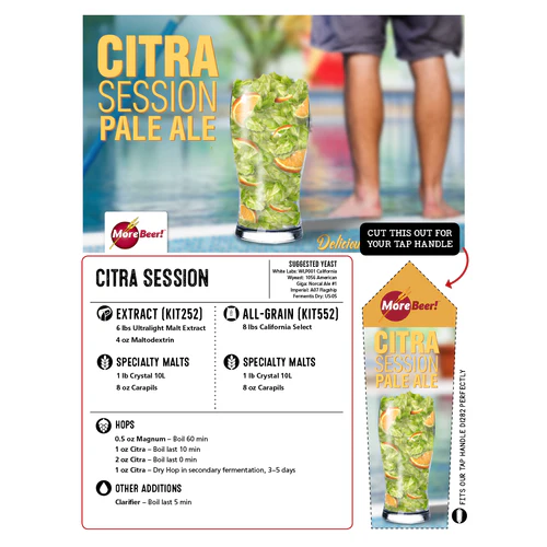 National Beer Day Celebration Ingredient Kit Combo Pack | Citra® Session Pale Ale | Cali Mountain Pale Ale | I Heart IPA - Image 3