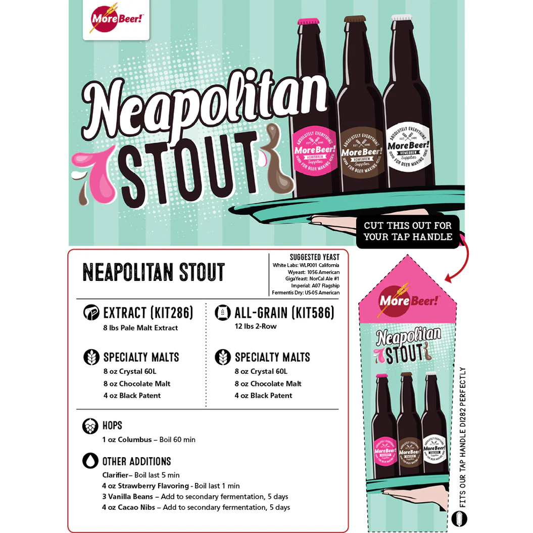 Neapolitan Stout | 5 Gallon Beer Recipe Kit | Extract - Image 3