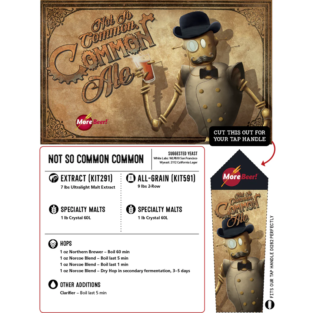 Not-So-Common Common | 5 Gallon Beer Recipe Kit | Extract - Image 3