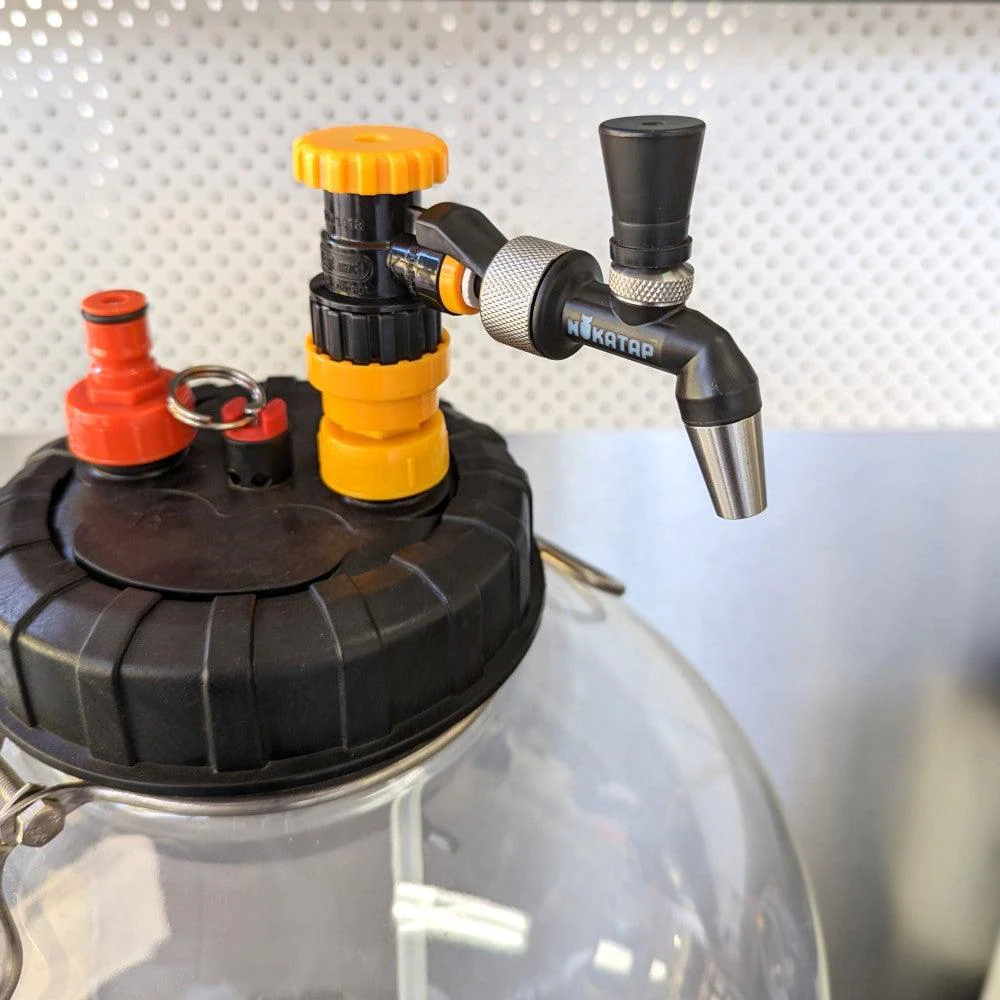 NukaTap® Mini Beer Faucet | Matte Black | Forward Sealing - Image 12