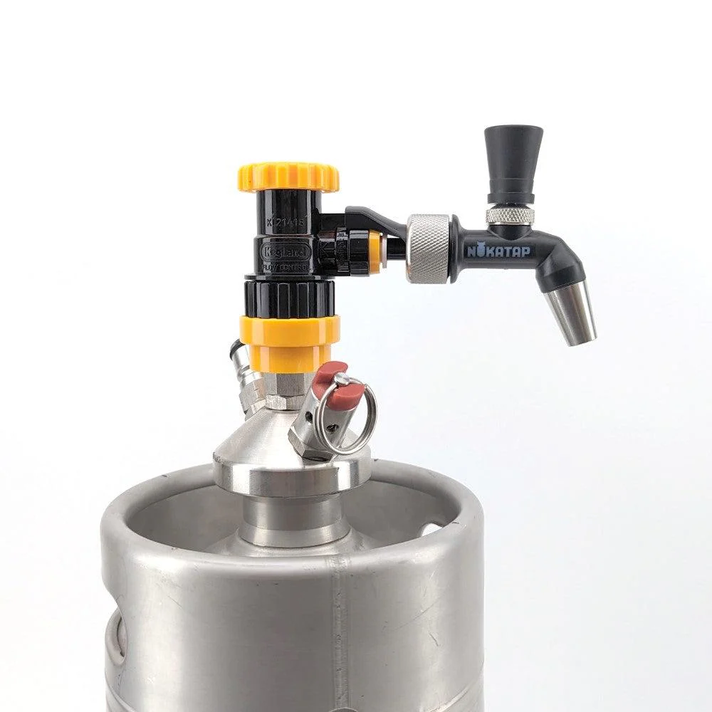 NukaTap® Mini Beer Faucet | Matte Black | Forward Sealing - Image 13