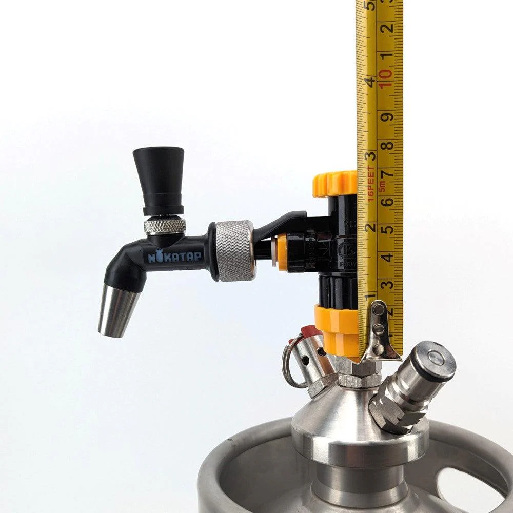 NukaTap® Mini Beer Faucet | Matte Black | Forward Sealing - Image 6