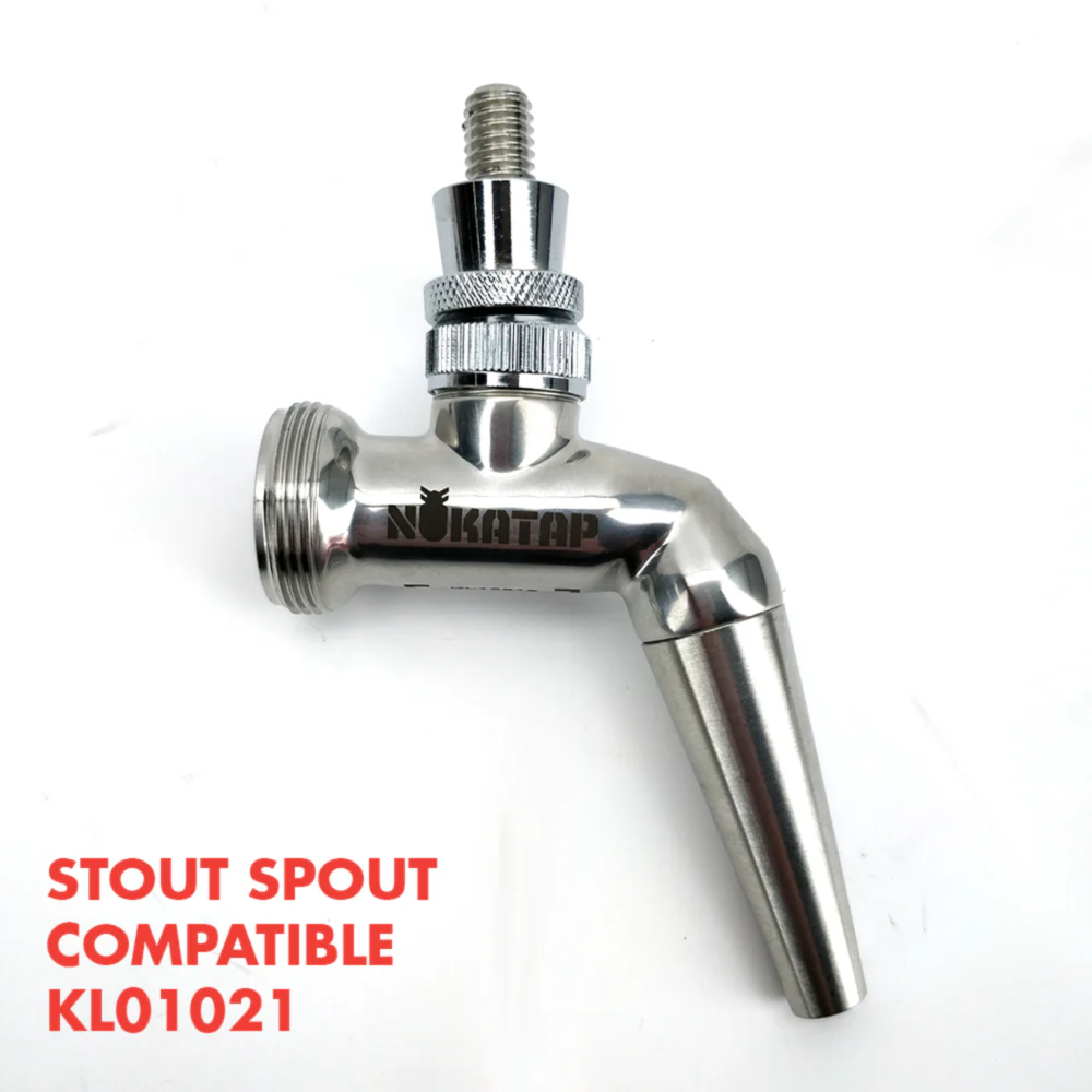 NukaTap® Stainless Steel Beer Faucet | Matte Black Finish | Punisher Edition | Forward Sealing - Image 19