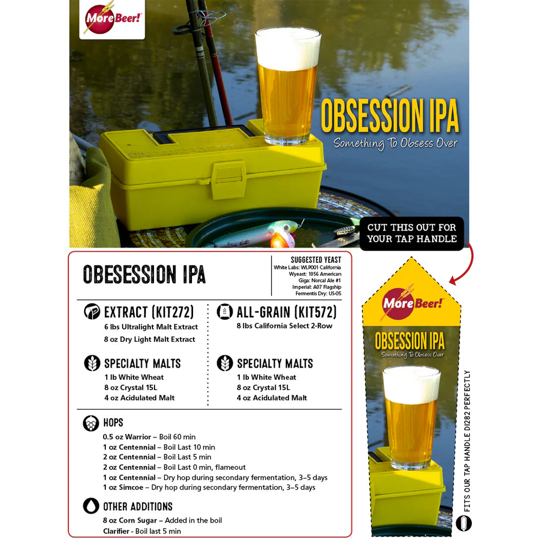 ObSession IPA | 5 Gallon Beer Recipe Kit | All-Grain - Image 3