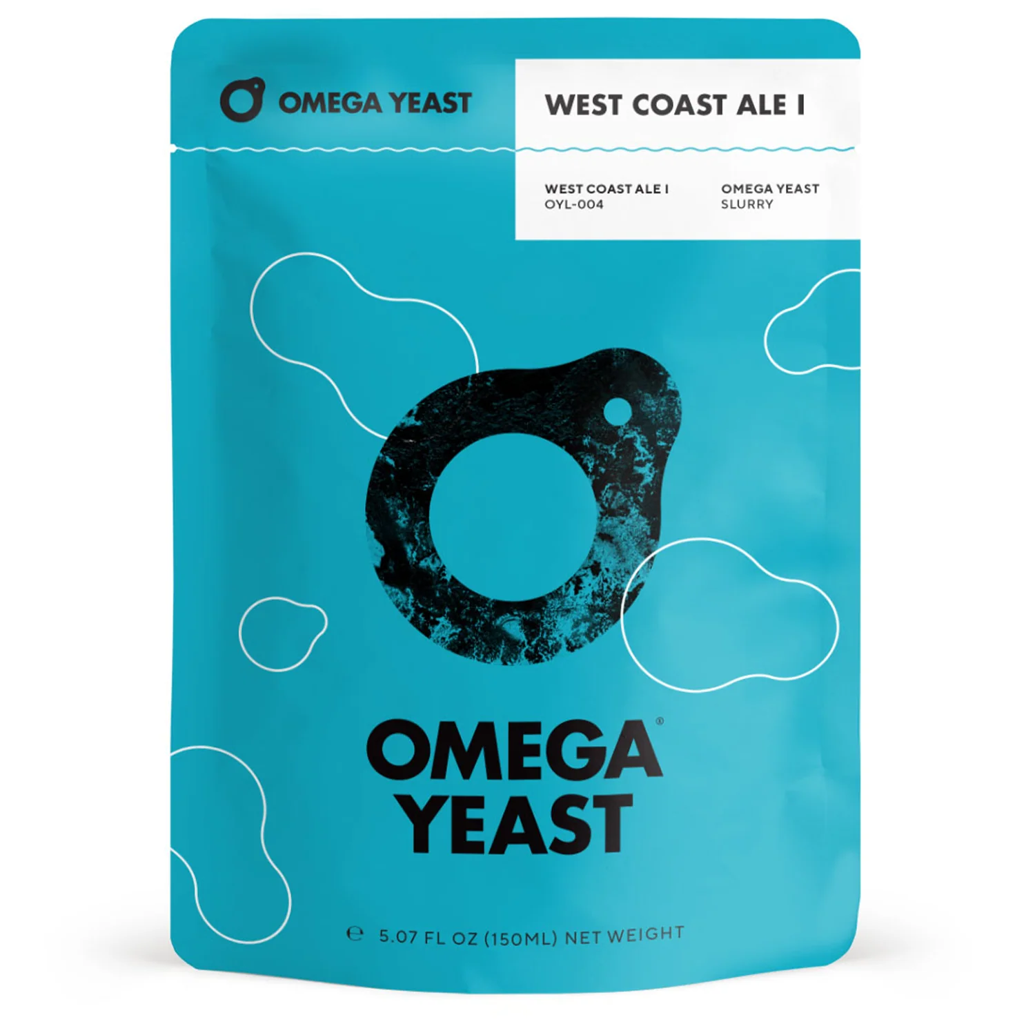 Omega Yeast | OYL-004 West Coast Ale I | Beer Yeast | Double Pitch | 225 Billion Cells