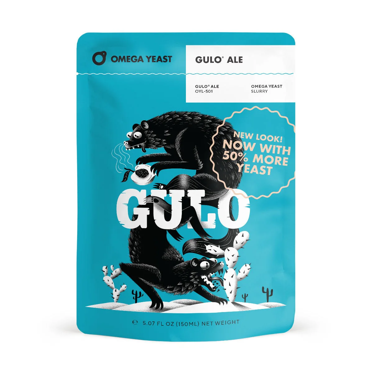 Omega Yeast | OYL-501 Gulo® Ale | Beer Yeast | Double Pitch | 225 Billion Cells