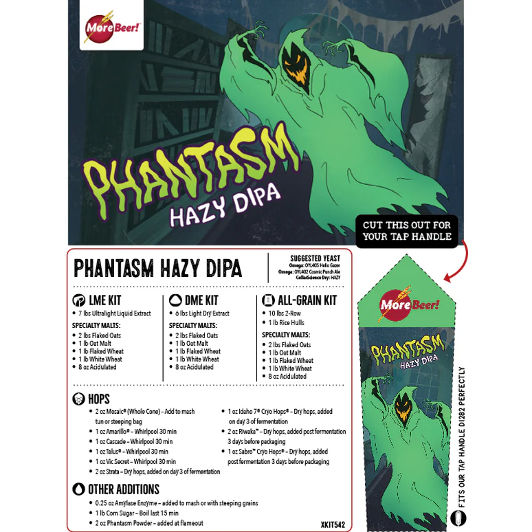 Phantasm Hazy DIPA | 5 Gallon Beer Recipe Kit | All-Grain - Image 3