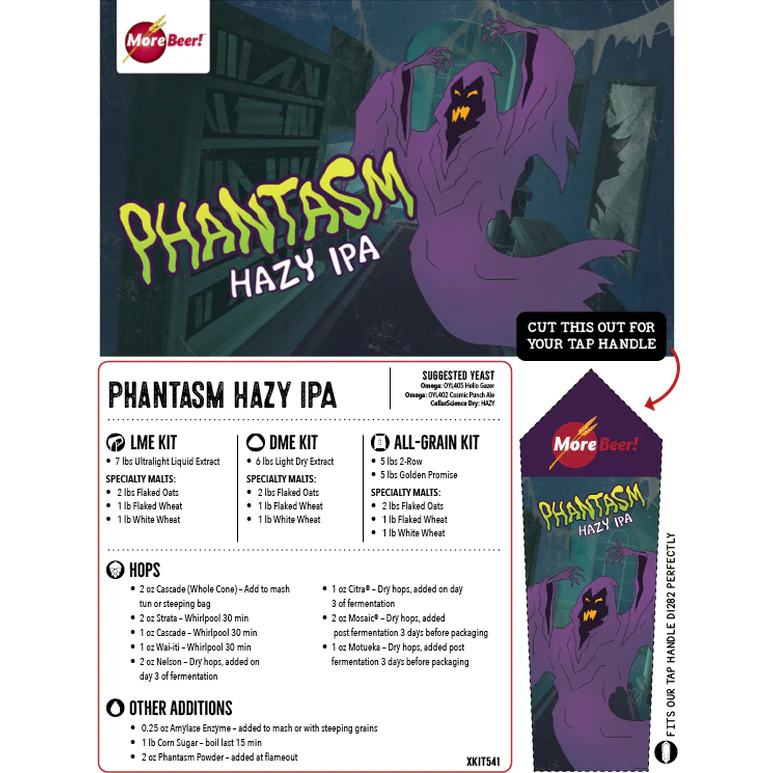Phantasm Hazy IPA | 5 Gallon Beer Recipe Kit | All-Grain - Image 3