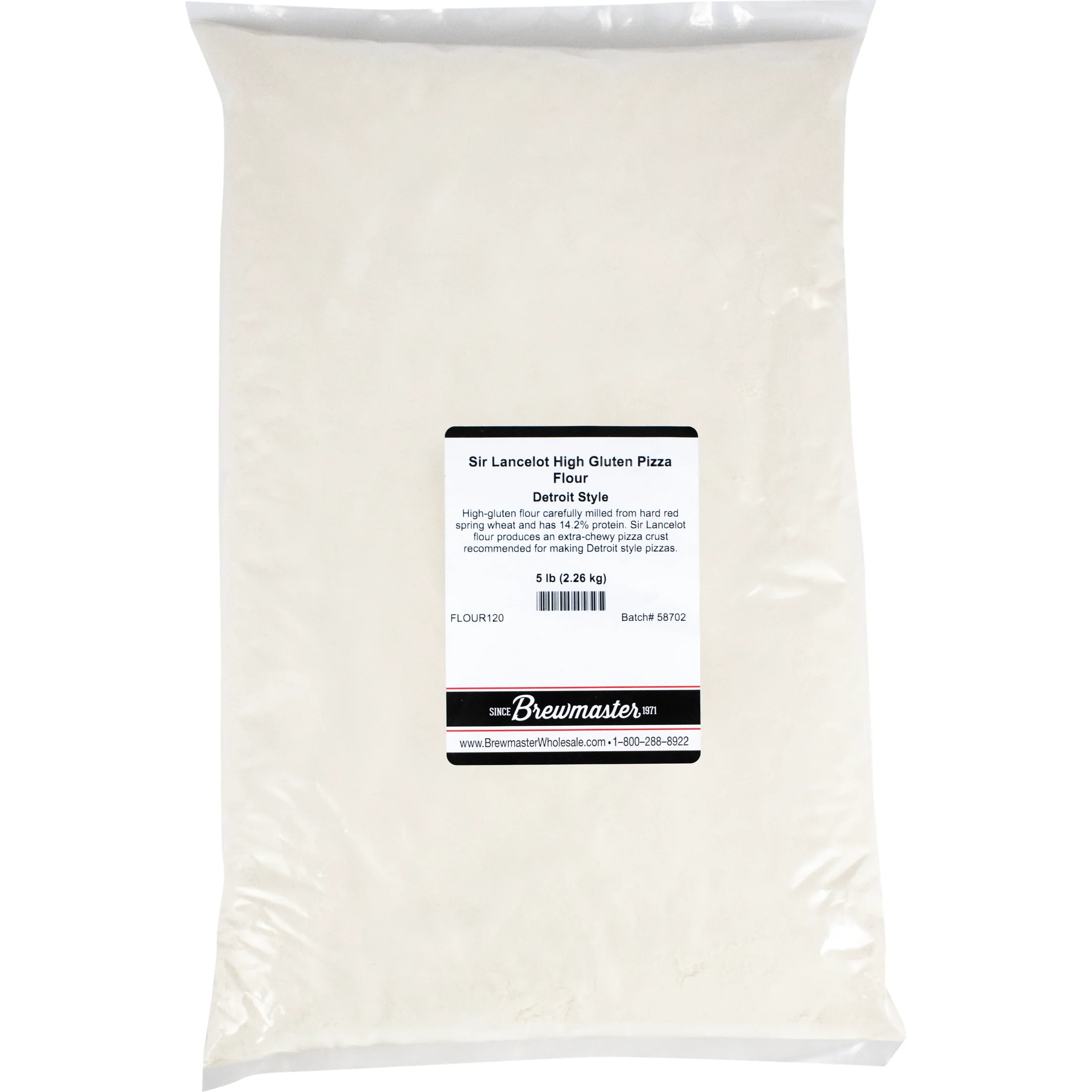 Pizza Flour | Sir Lancelot High Gluten | Detroit Style Pizza | 5 lb - Image 2