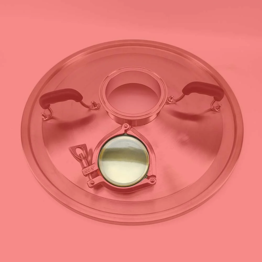 Plastic Sight Glass Lens | 3" Tri-Clamp | Transparent T.C. End Cap - Image 4