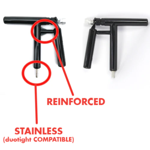 Pluto | Beverage Gun | Hand Held Beer Faucet | Stainless | Black Nylon - Image 4