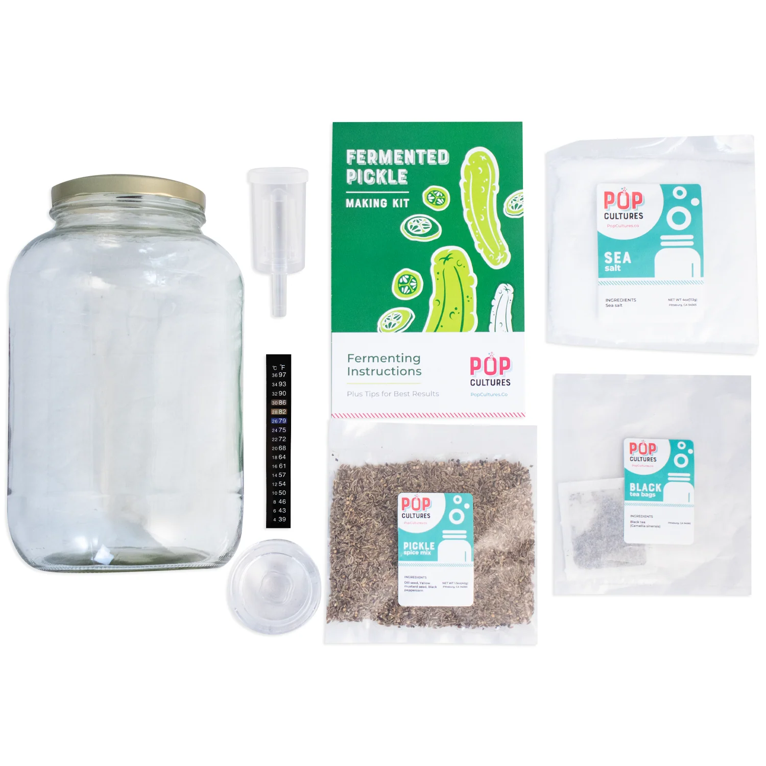 Pop Cultures | Fermented Pickle Making Kit - Image 2
