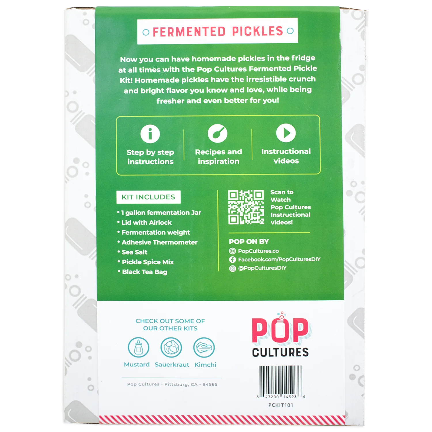 Pop Cultures | Fermented Pickle Making Kit - Image 5