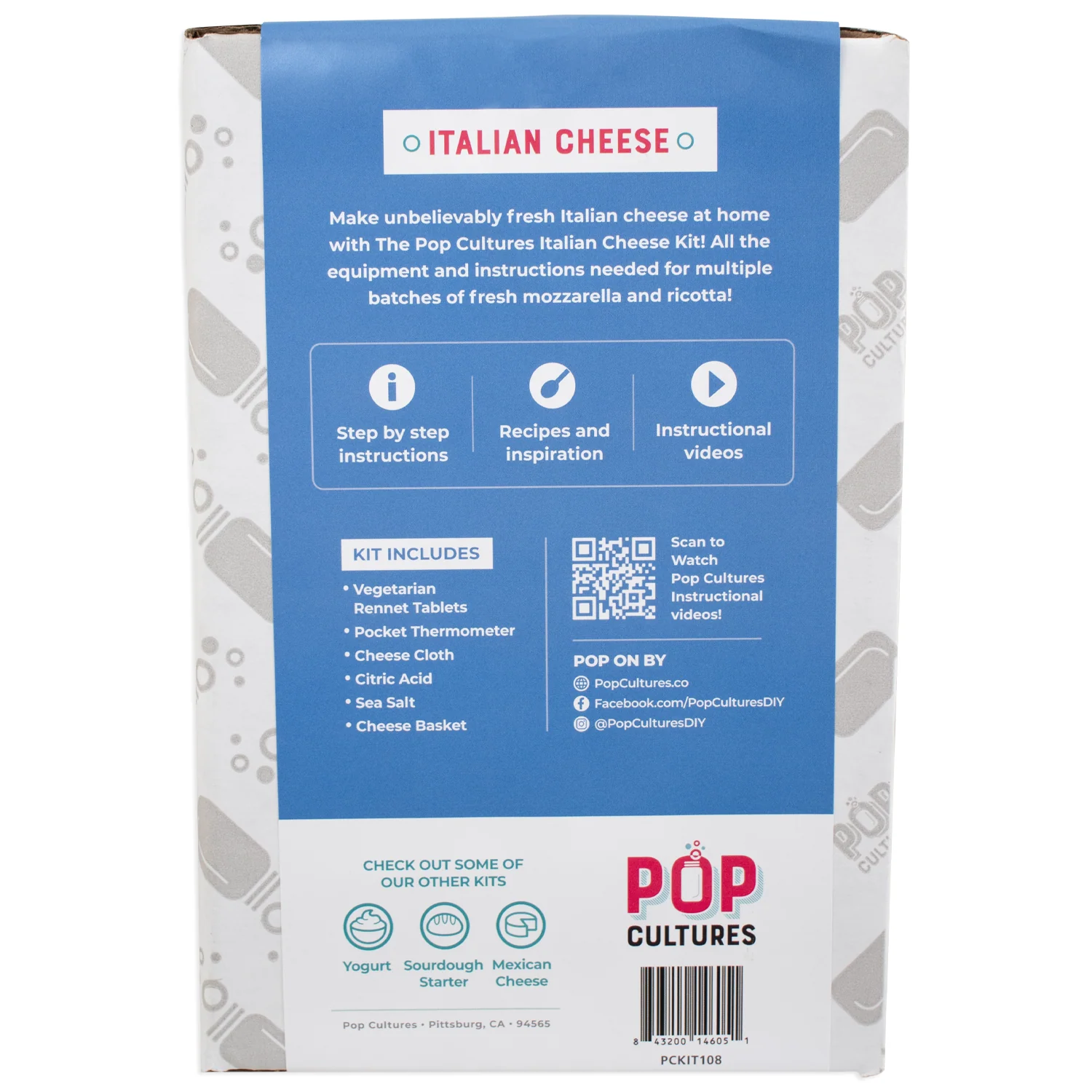 Pop Cultures | Italian Cheese Making Kit - Image 8