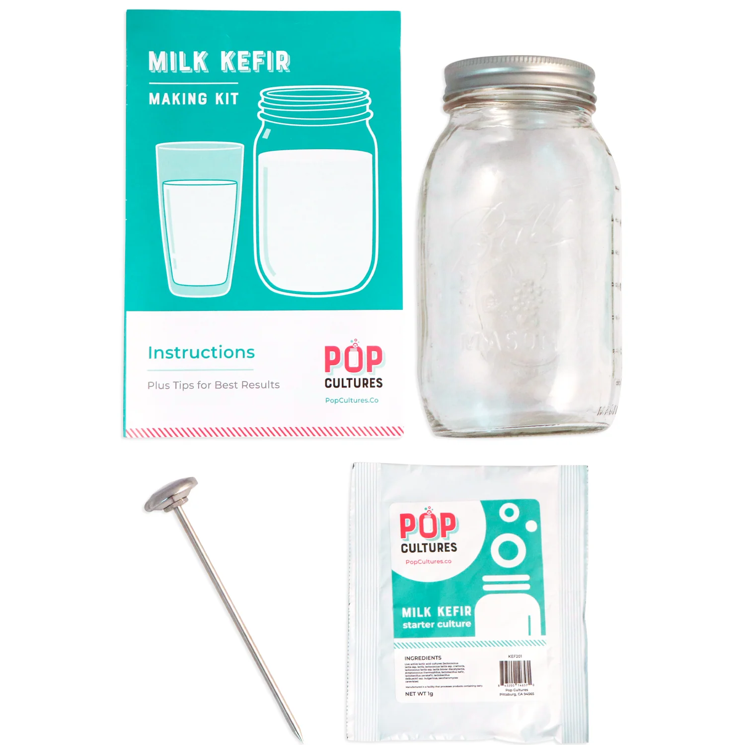 Pop Cultures | Milk Kefir Making Kit - Image 2