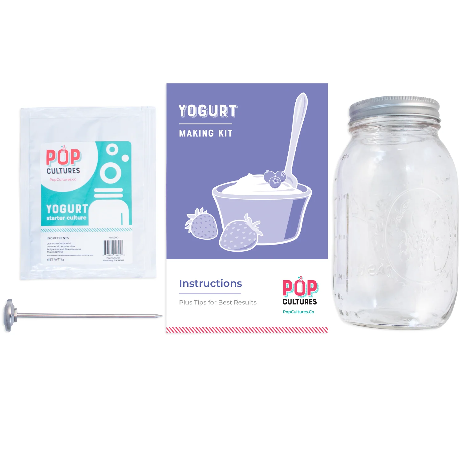 Pop Cultures | Yogurt Making Kit - Image 2