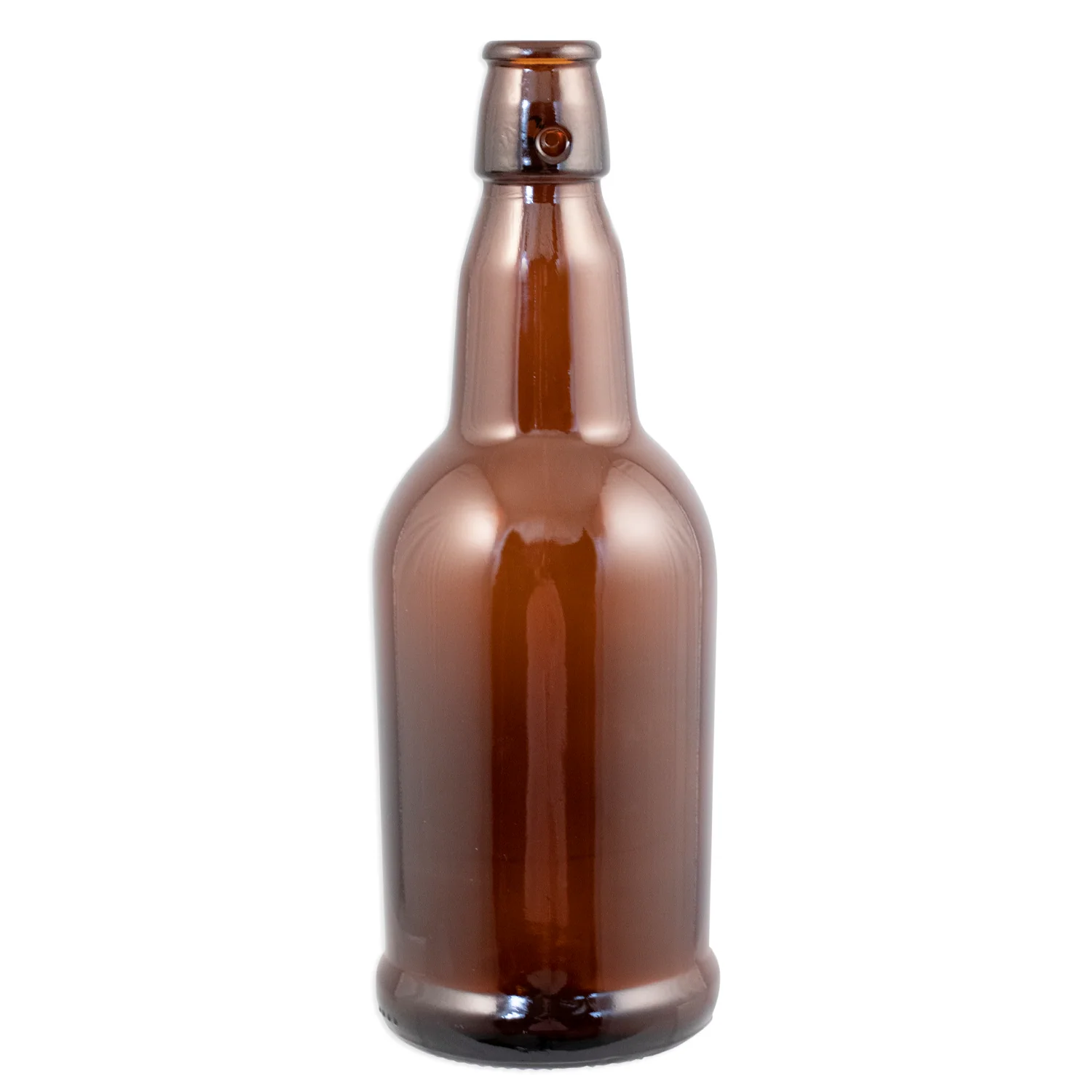 PopTops™ Swing Top Bottles - 16 oz Amber - 2 Cases of 12 (Qty 24) - FREE SHIPPING!!! - Image 3