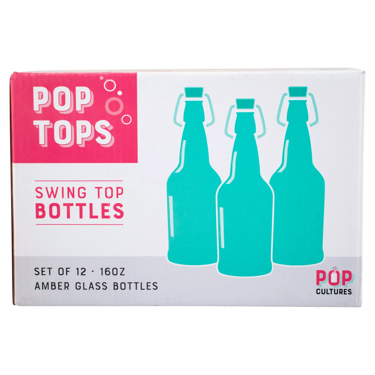 PopTops™ Swing Top Bottles - 16 oz Amber - 2 Cases of 12 (Qty 24) - FREE SHIPPING!!! - Image 7