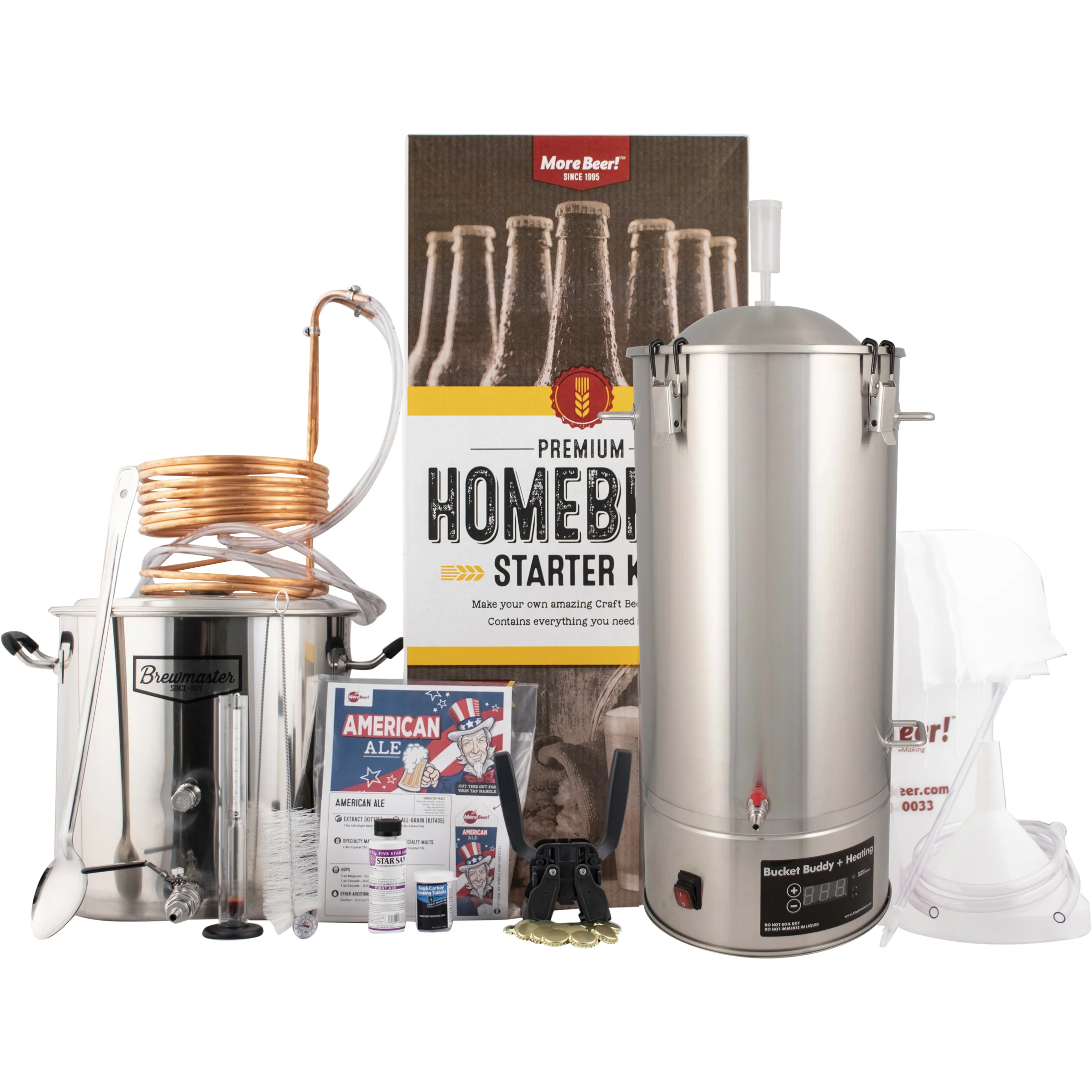 Premium Home Brewing Kit With Stainless Fermenter