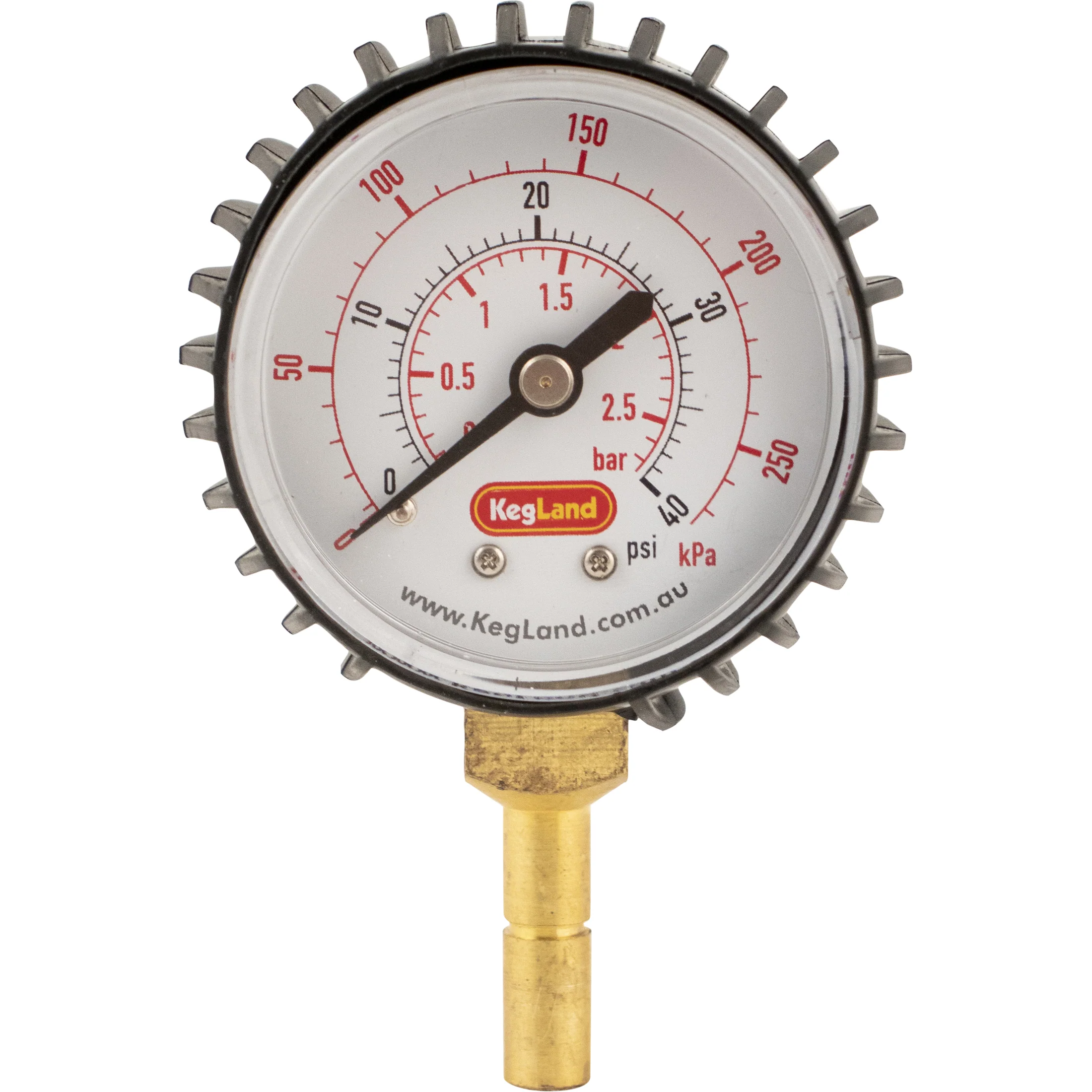 Push-In Pressure Gauge (0-40 psi) - Image 2
