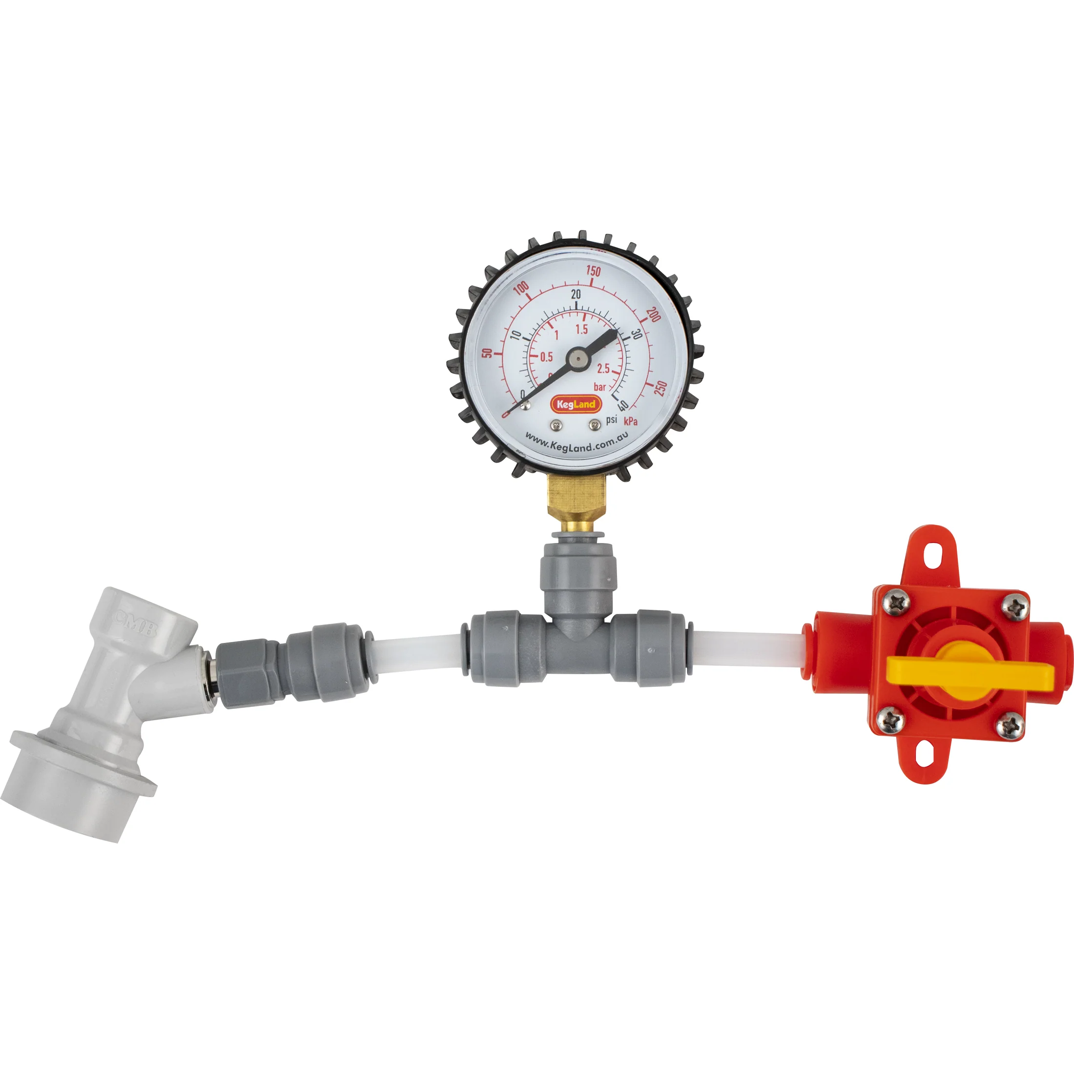 Push-In Pressure Gauge (0-40 psi) - Image 5