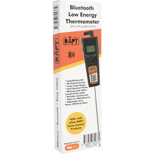 RAPT Bluetooth Thermometer | BrewZilla Gen 4 | RAPT Portal Compatible | Backlit Digital Display - Image 8