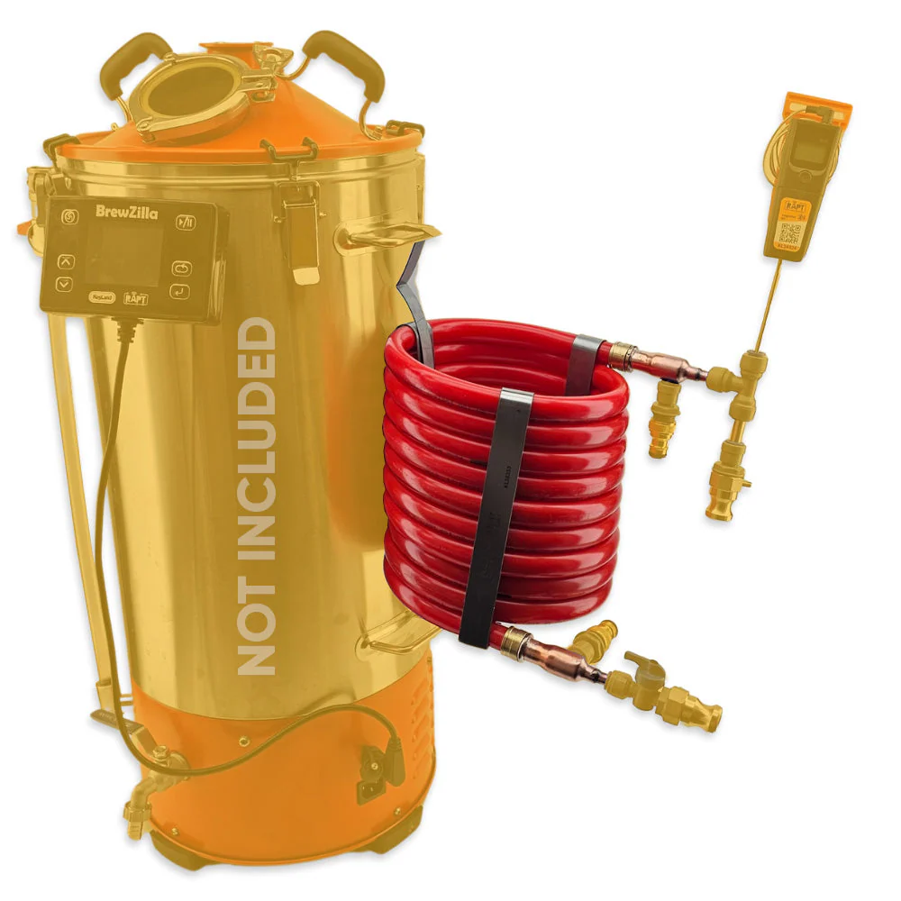 Red Reaper Counterflow Chiller | PEX / Copper Wort Chiller | 3/8" Barbs | 9.5mm Duotight Compatible - Image 4
