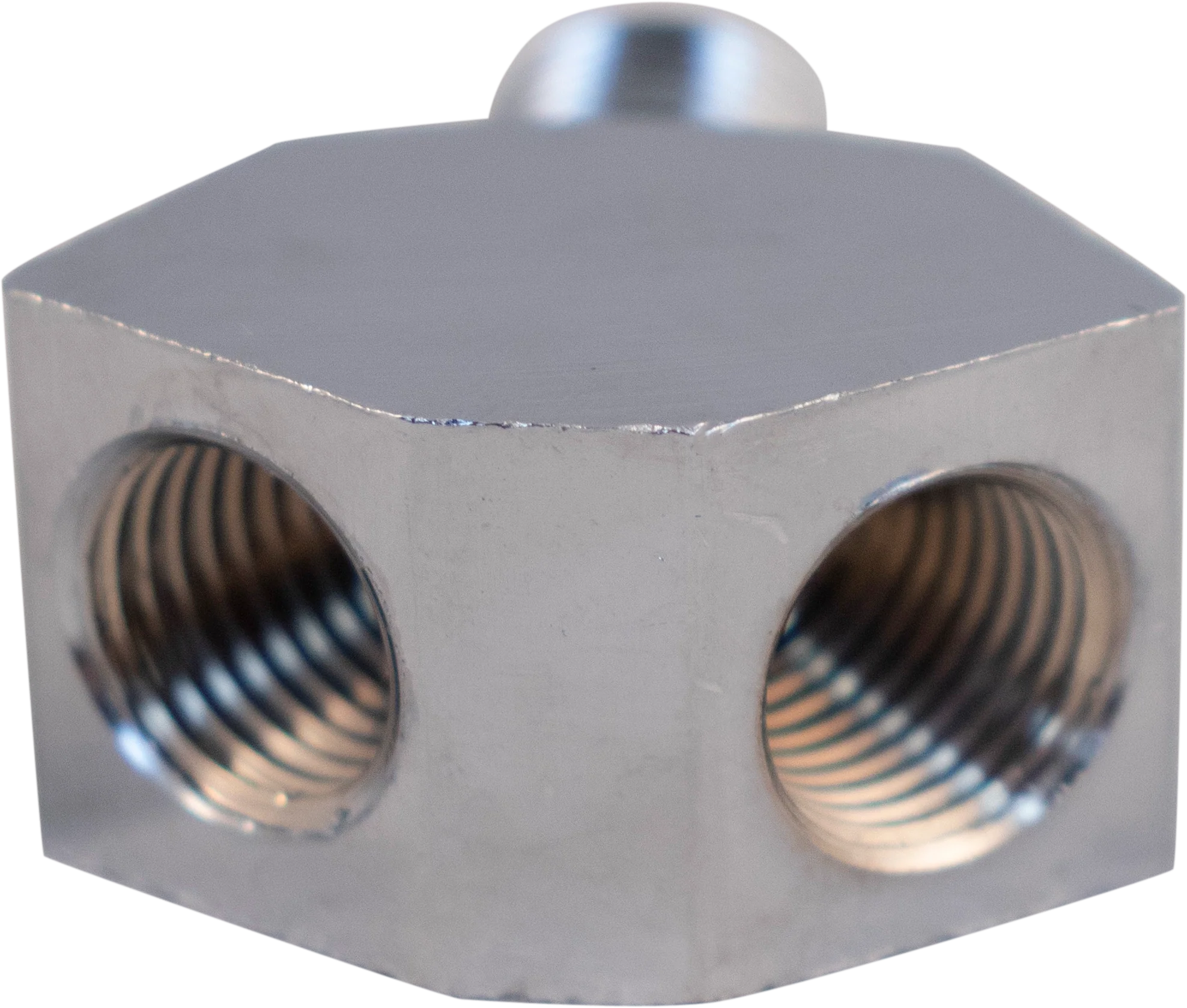 Regulator Y Fitting Splitter | 1/4" MPT x 1/4" FPT x 1/4" FPT - Image 2