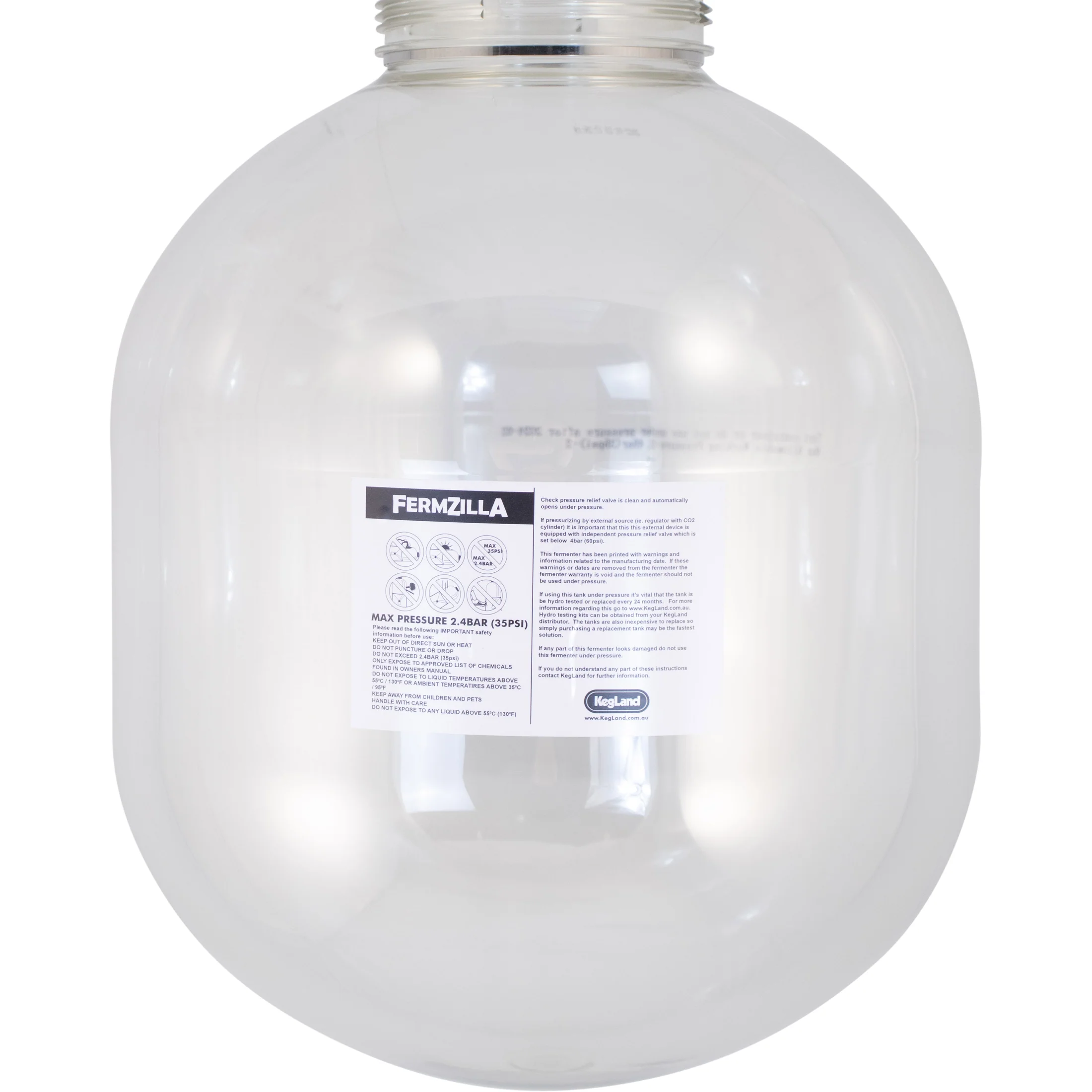 Replacement PET Tank for 30L All Rounder FermZilla - Image 3
