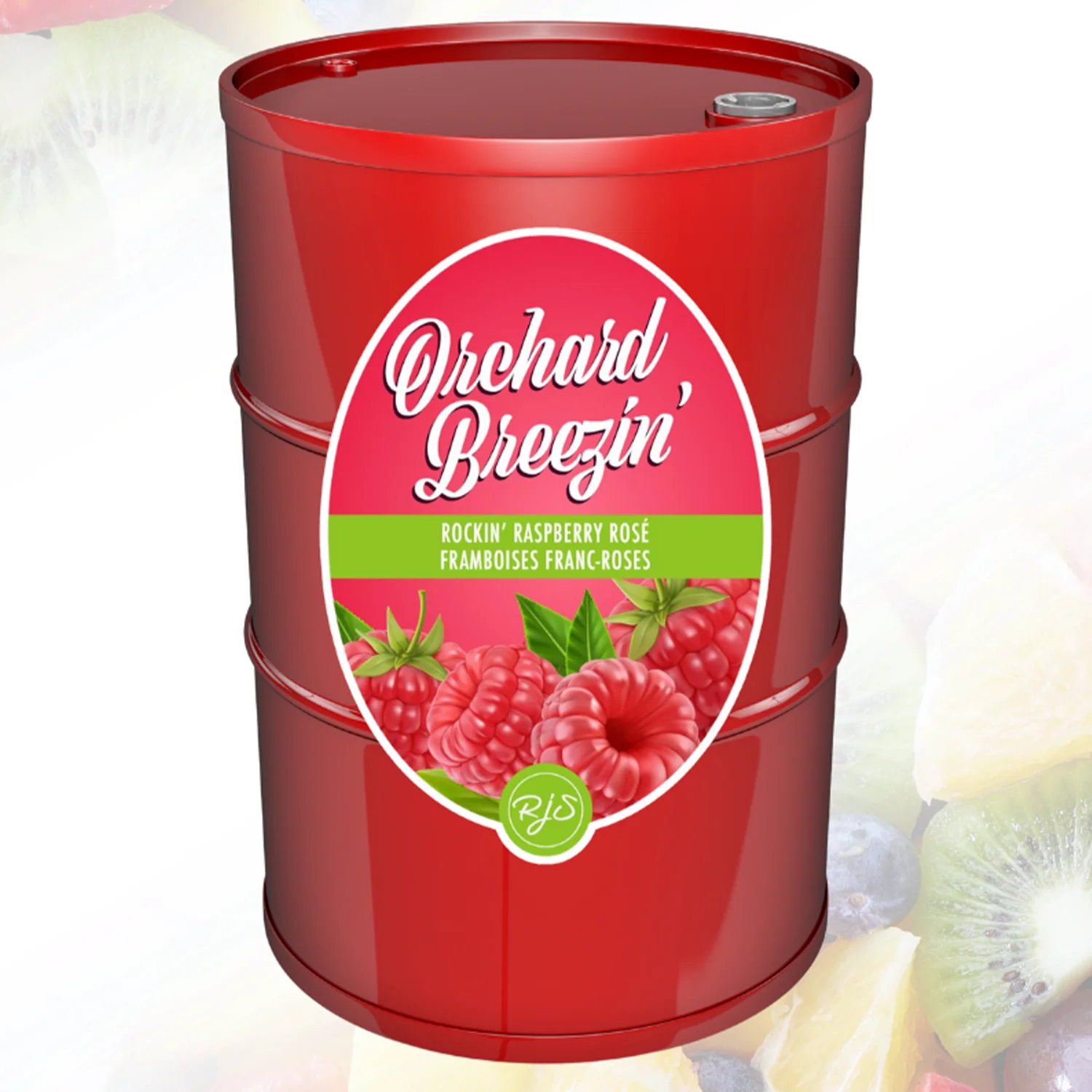 Rockin' Raspberry Rosé Wine Base | Orchard Breezin' | 220L Drum