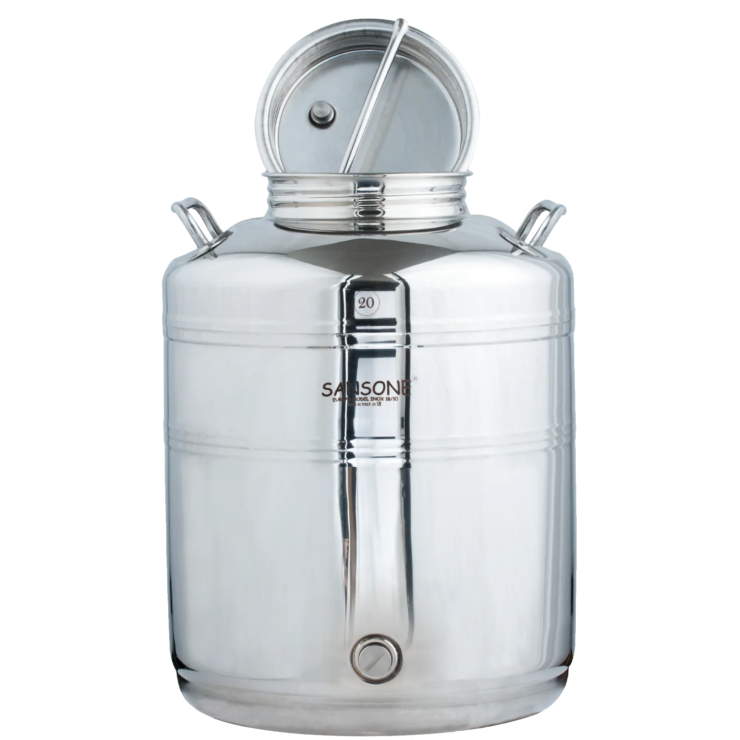 Sansone Fusti Tank | Stainless Steel | 5.2 Gallon | 20L