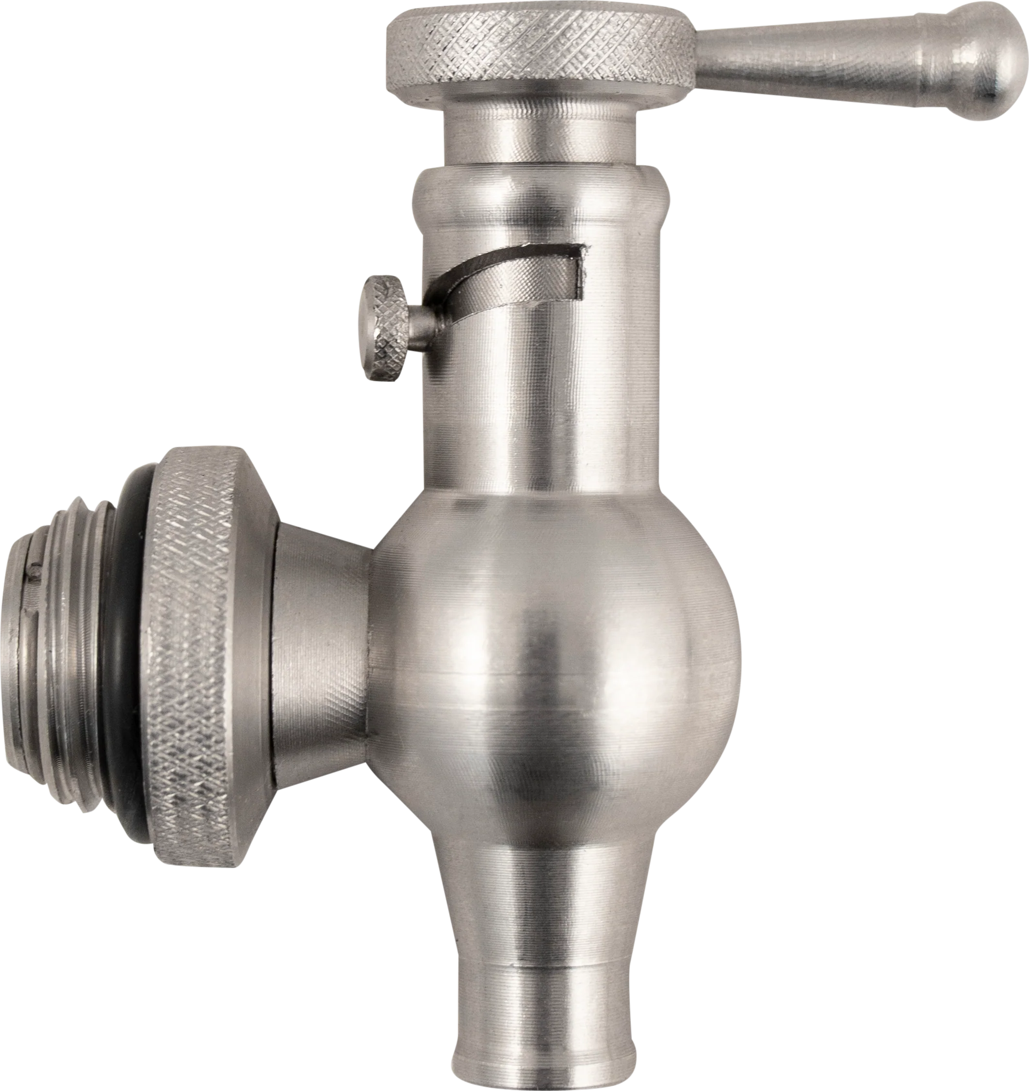 Sansone Fusti Tank Valve | 1/2 in. BSP | 304 Stainless Steel