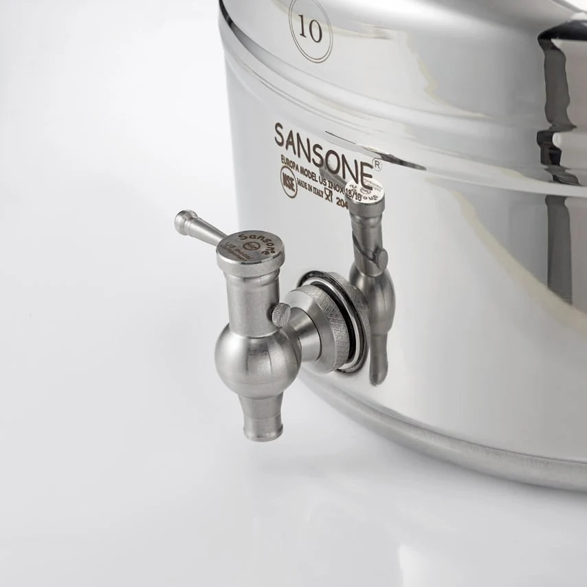Sansone Water Dispenser Valve | 1/2 in. BSP | 316 Stainless Steel | NSF Certified | Made in Italy - Image 3