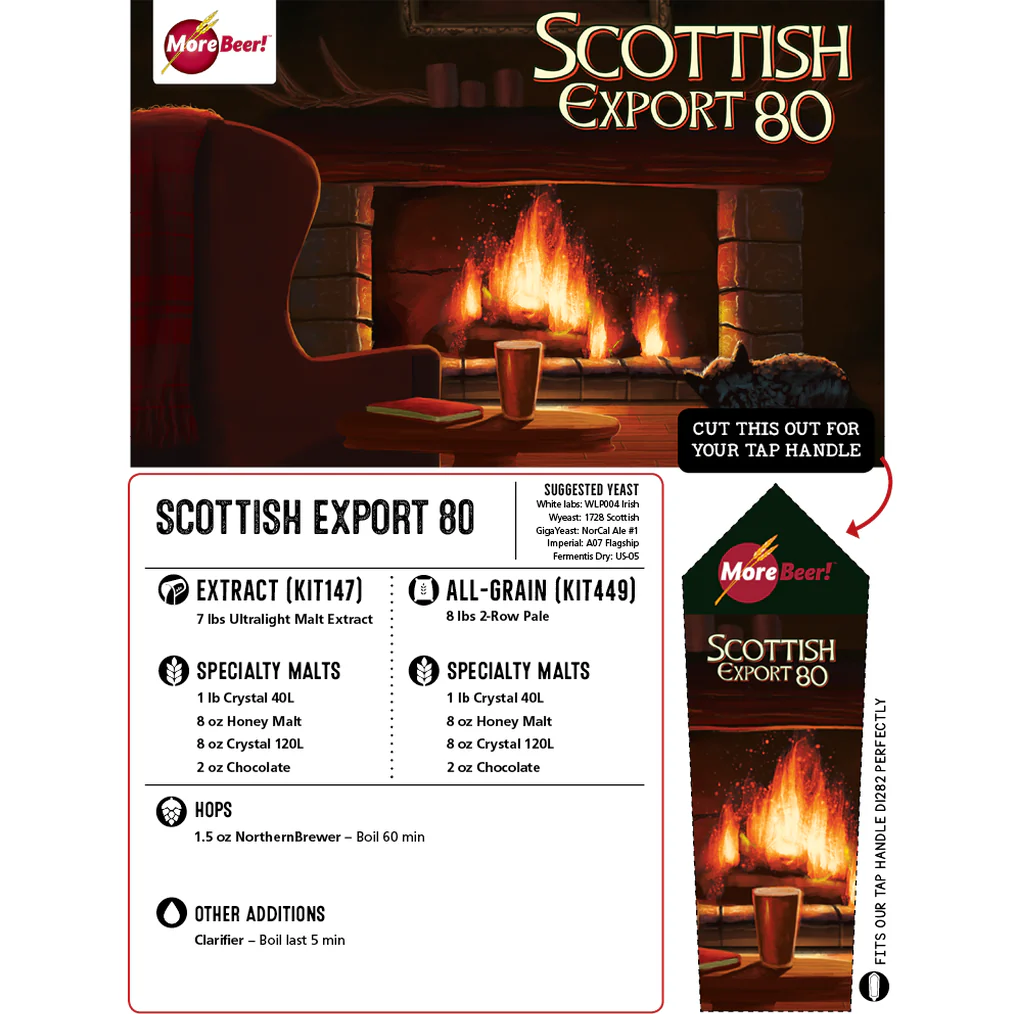 Scottish Export 80/- Ale | 5 Gallon Beer Recipe Kit | All-Grain - Image 3