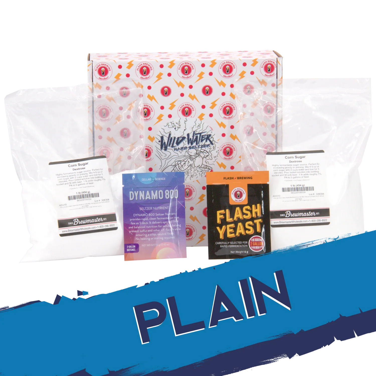 Flash Brewing® | Wild Water Classic Hard Seltzer | 2 Gallon Recipe Kit | Just Mix & Ferment - Image 2