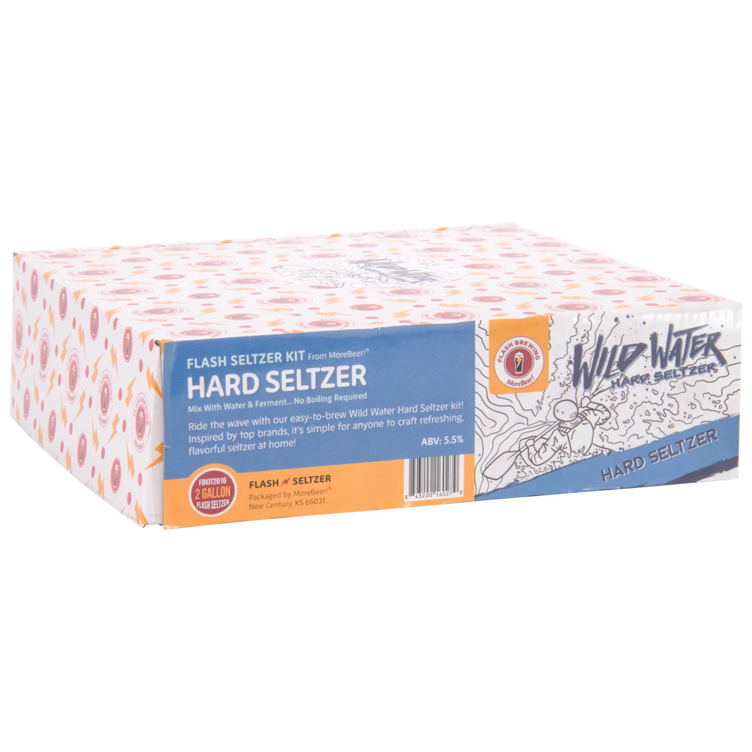 Flash Brewing® | Wild Water Classic Hard Seltzer | 2 Gallon Recipe Kit | Just Mix & Ferment - Image 7