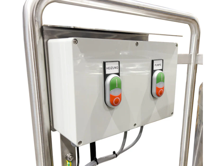 Speidel CIP System | Clean In Place | Stainless Steel Conical Tanks | Rolling Cart | 110V - Image 3