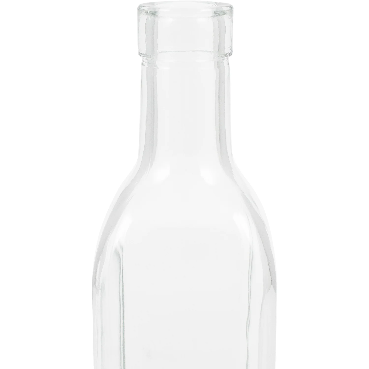 Square Sided Glass Bottles | Clear | 500mL | Case of 24 - Image 4