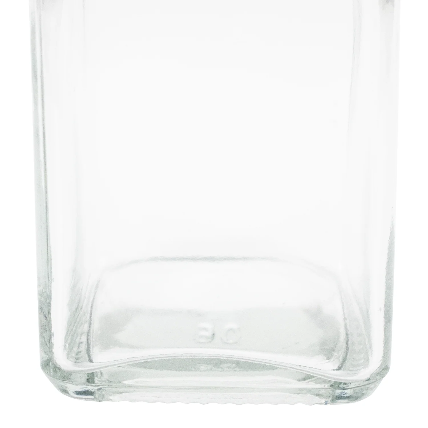 Square Sided Glass Bottles | Clear | 500mL | Case of 24 - Image 5