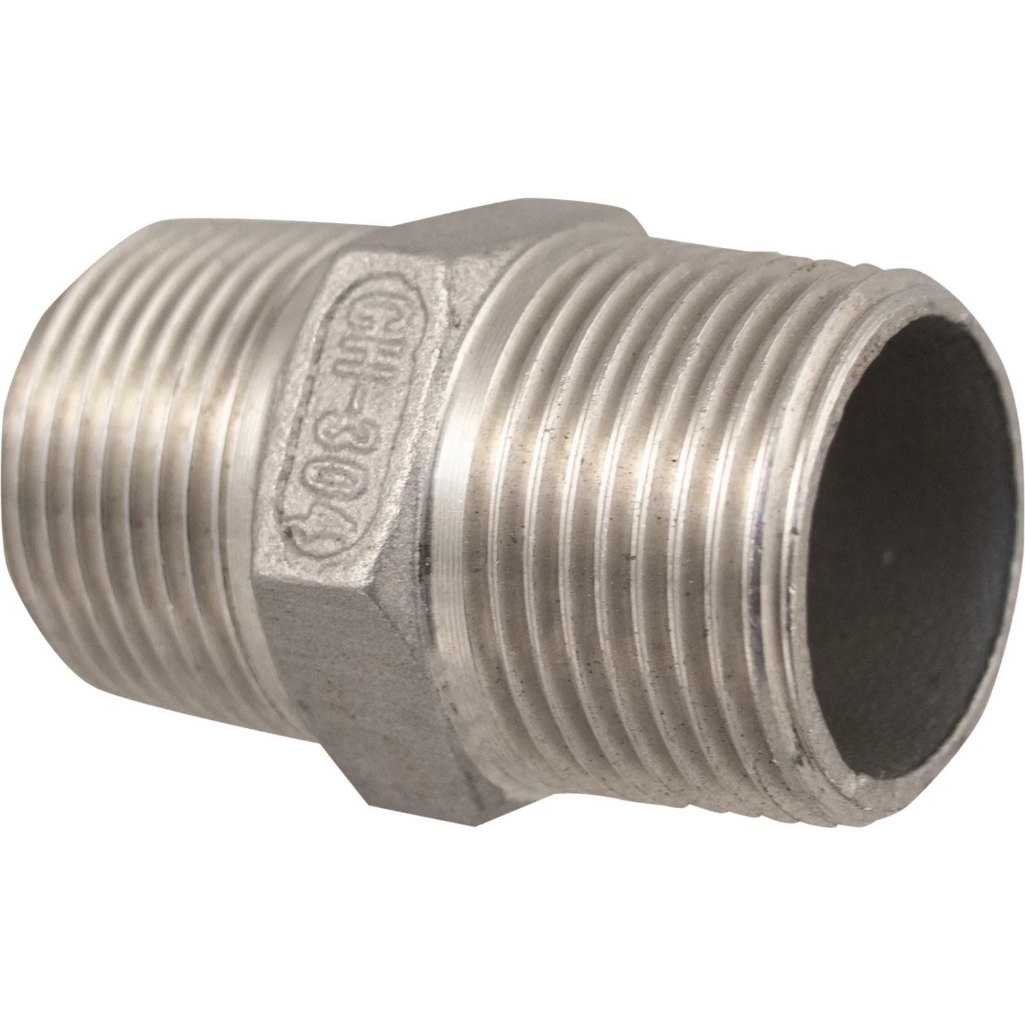 Stainless Hex Nipple - 3/8 in. BSP - Image 2