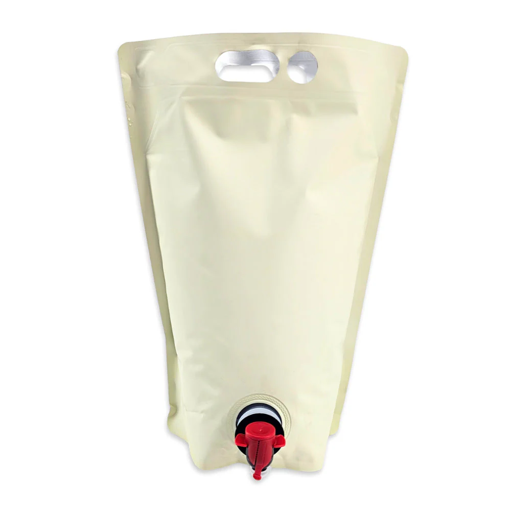 Stand Up Bladders with Tamper Sealed Tap | 5L | 1.3 Gallon | Pack of 5