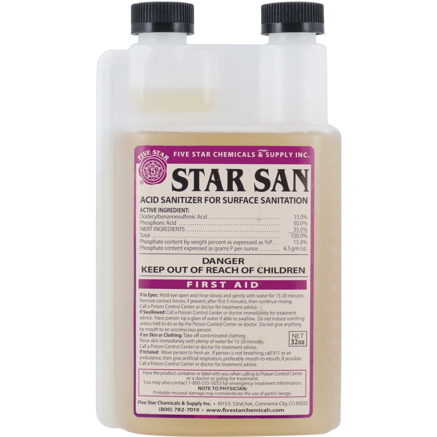 Five Star | Star San Sanitizer | Acid-Based Sanitizer | High Foaming | Flavorless, Odorless, & Non-Toxic - Image 3