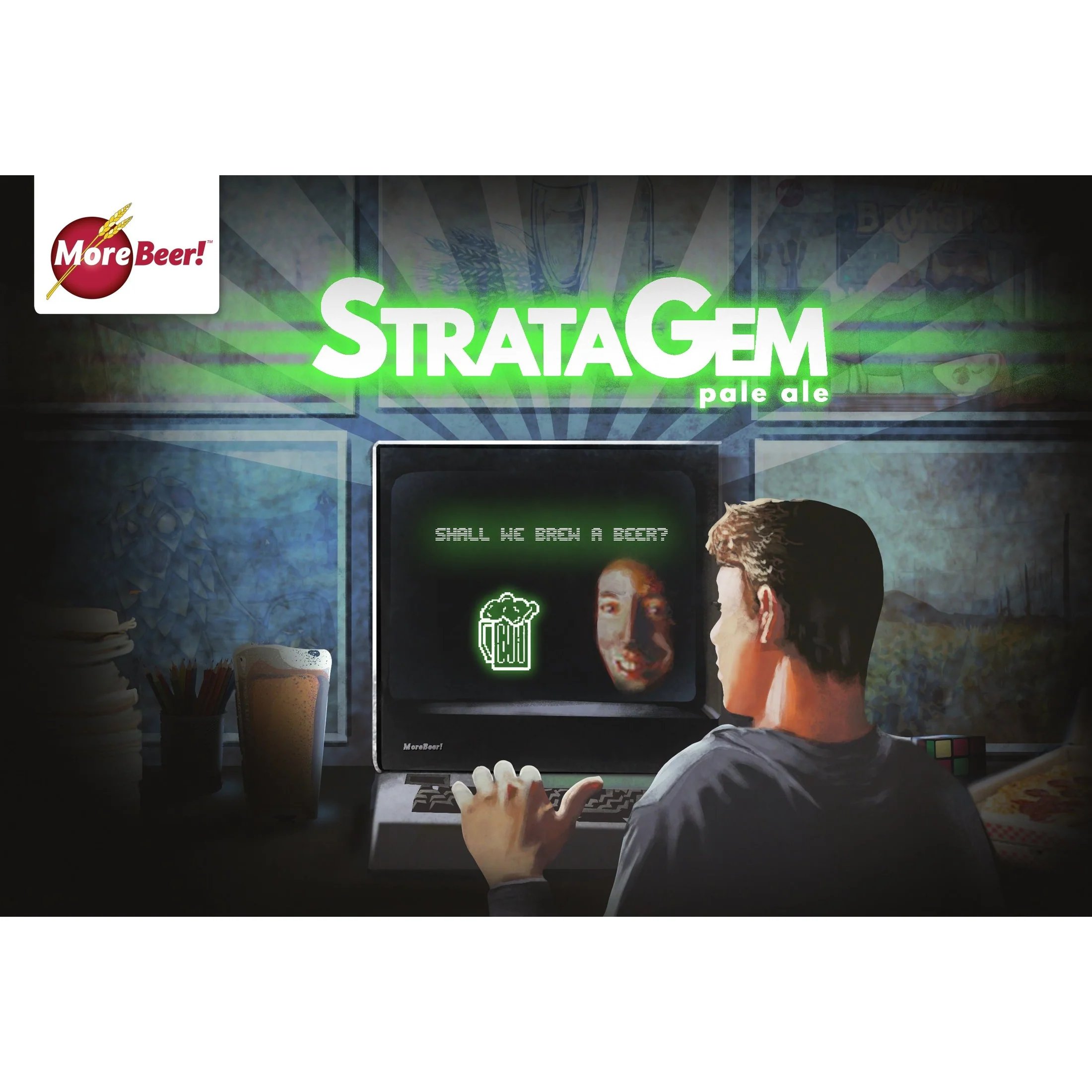 StrataGem DDH Pale Ale | 5 Gallon Beer Recipe Kit | Extract