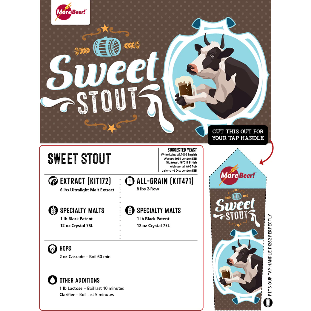 Sweet Stout | 5 Gallon Beer Recipe Kit | All-Grain - Image 3