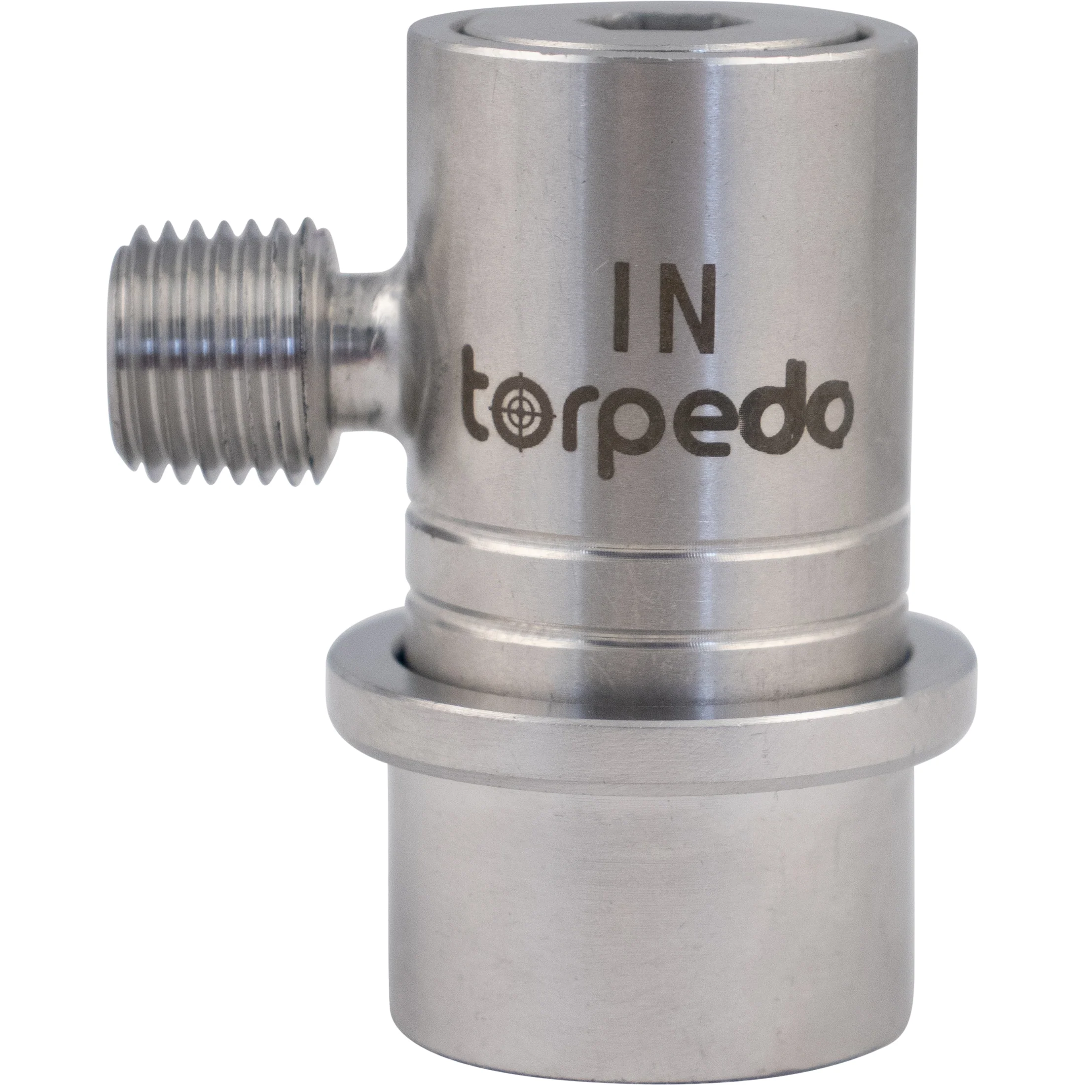 Torpedo Keg Ball Lock Quick Disconnect (QD) | Gas In | Stainless Steel | 1/4" MPT