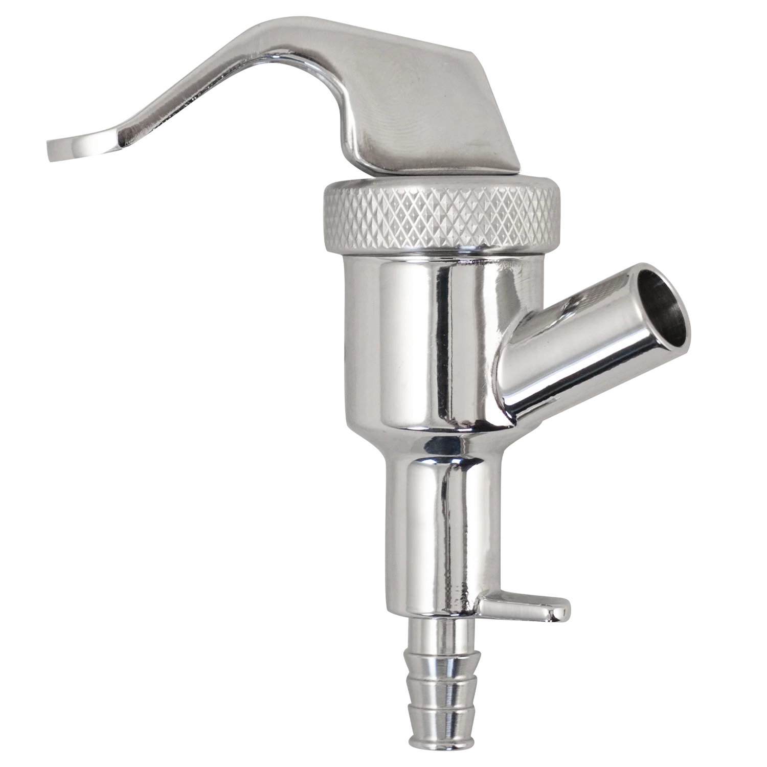 Torpedo Keg | Hand Held Beer Faucet | Cobra Tap | Picnic Tap | 1/4" Barb | Stainless Steel - Image 2