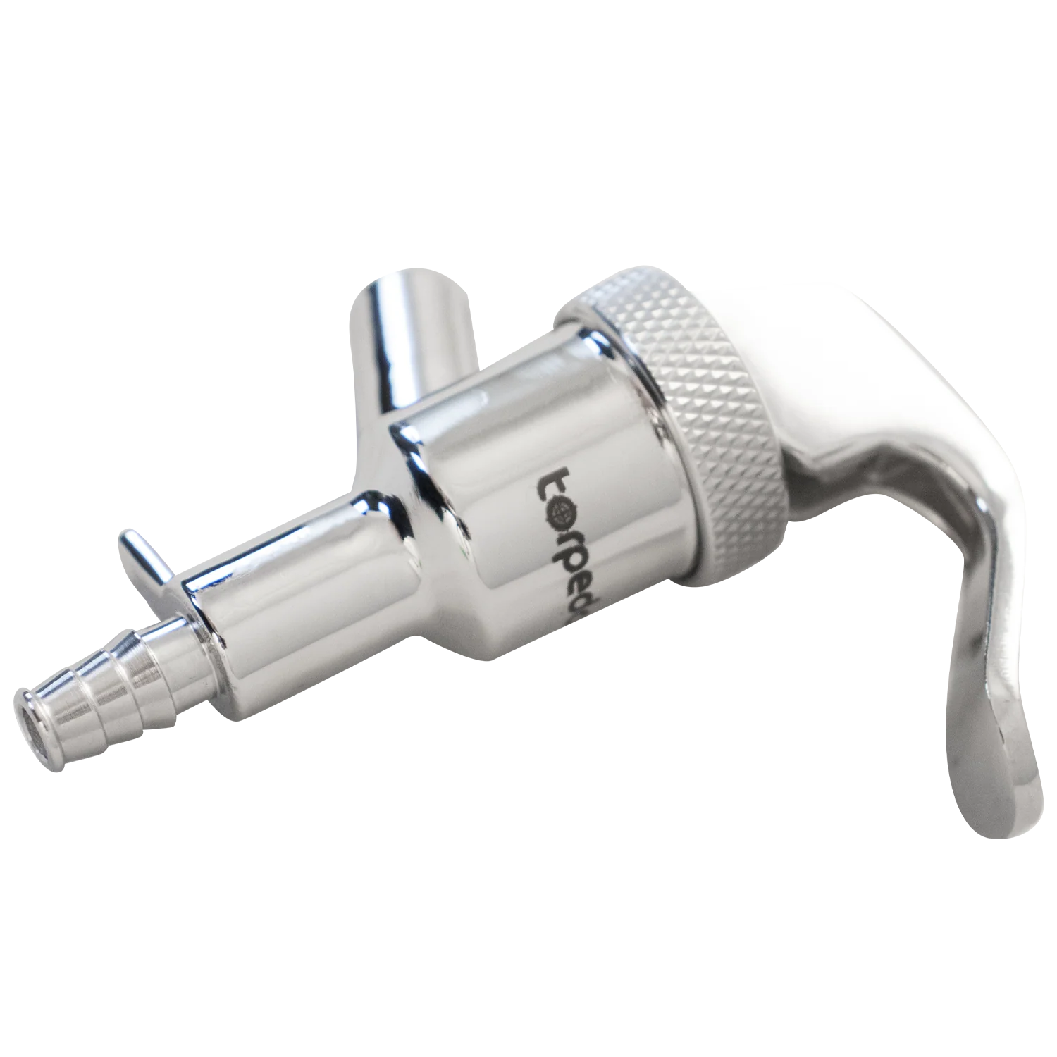 Torpedo Keg | Hand Held Beer Faucet | Cobra Tap | Picnic Tap | 1/4" Barb | Stainless Steel - Image 3