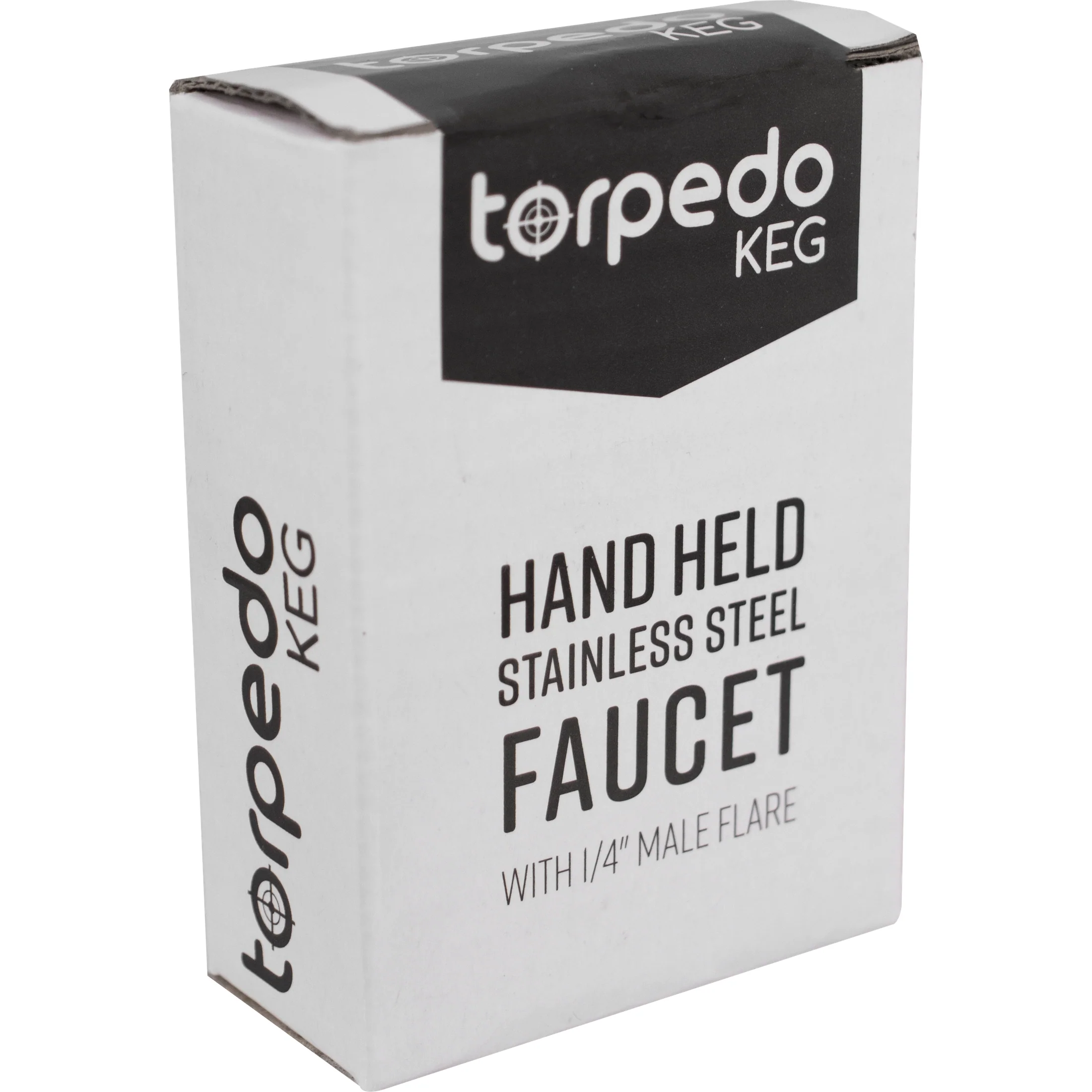 Torpedo Keg | Hand Held Beer Faucet | Cobra Tap | Picnic Tap | 1/4" Flare | Stainless Steel - Image 3