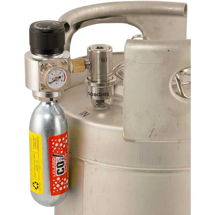 Torpedo Keg Pressure Pack - CO2 Regulator & Quick Disconnect (QD) - Image 2